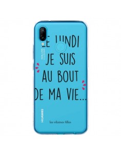 Coque Huawei P20 Lite Le lundi, je suis au bout de ma vie...