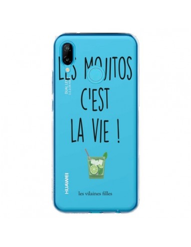 Coque Huawei P20 Lite Les Mojitos, c'est la vie Transparente - Les Vilaines Filles