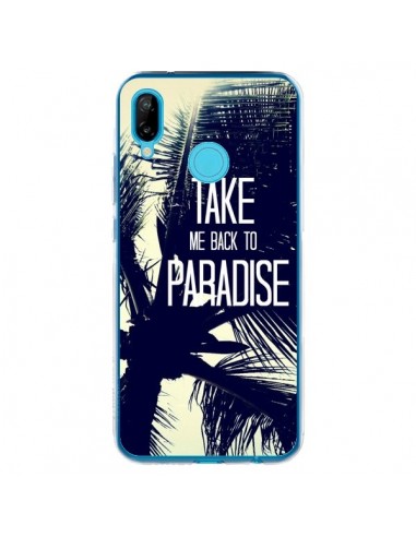 Coque Huawei P20 Lite Take me back to paradise USA Palmiers - Tara Yarte