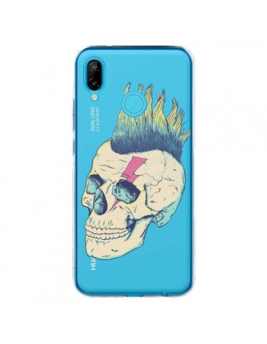 Coque Huawei P20 Lite Tête de Mort Crane Punk Transparente - Victor Vercesi