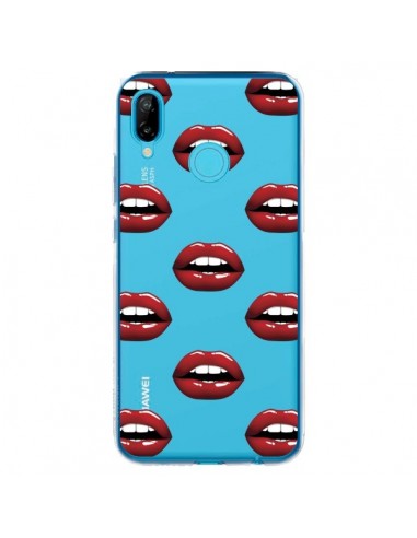 Coque Huawei P20 Lite Lèvres Rouges Lips Transparente - Yohan B.