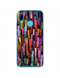Coque Huawei P20 Lite Colorful Brushstrokes Black -...