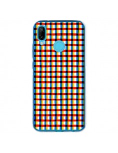 Coque Huawei P20 Lite Crossed Eyes Lines Red - Ninola Design