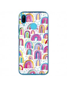 Coque Huawei P20 Lite Cute Watercolor Rainbows - Ninola...