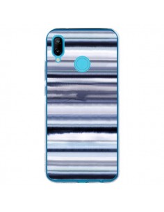 Coque Huawei P20 Lite Degrade Stripes Watercolor Navy -...