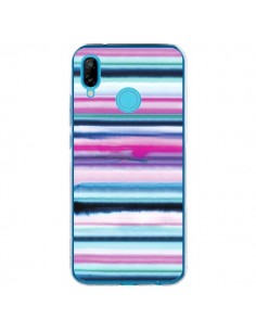 Coque Huawei P20 Lite Degrade Stripes Watercolor Pink -...