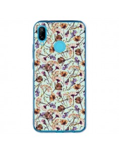 Coque Huawei P20 Lite Dry Blue Flowers - Ninola Design