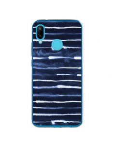 Coque Huawei P20 Lite Electric Lines Navy - Ninola Design