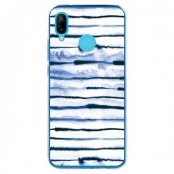 Coque Huawei P20 Lite Electric Lines White - Ninola Design
