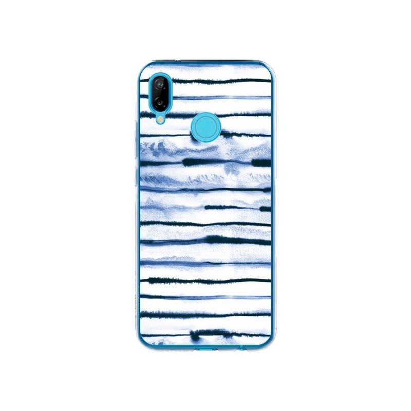 Coque Huawei P20 Lite Electric Lines White - Ninola Design