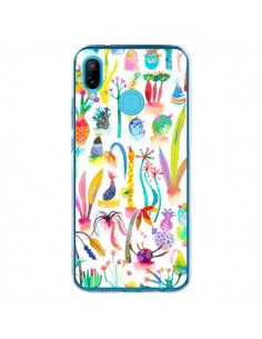 Coque Huawei P20 Lite Little Textured Dots White - Ninola...