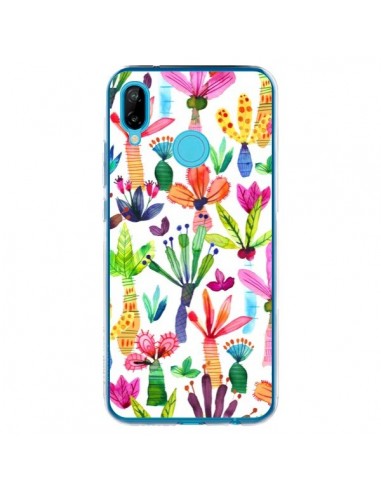 Coque Huawei P20 Lite Overlapped Watercolor Dots - Ninola Design