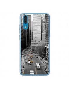 Coque Huawei P20 New York Noir et Blanc - Anaëlle François