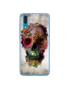 Coque Huawei P20 Skull Flower Tête de Mort - Ali Gulec