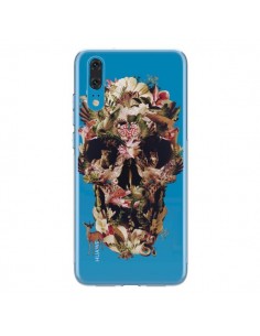 Coque Huawei P20 Jungle Skull Tête de Mort Transparente -...