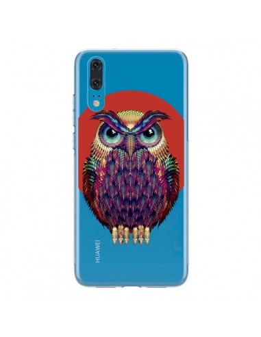 Coque Huawei P20 Chouette Hibou Owl Transparente - Ali Gulec
