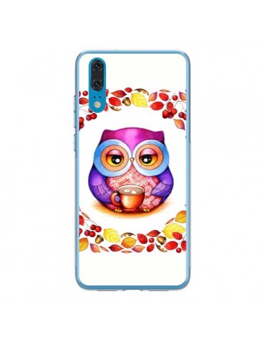 Coque Huawei P20 Chouette Automne - Annya Kai