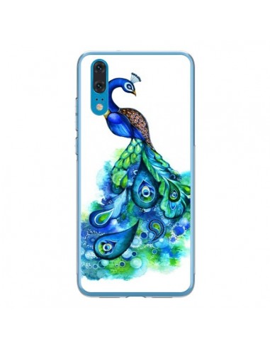 Coque Huawei P20 Paon Multicolore - Annya Kai