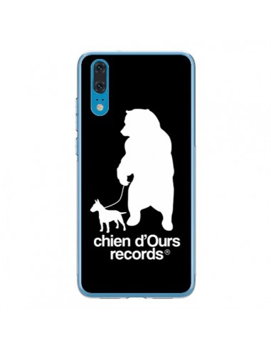 Coque Huawei P20 Chien d'Ours Records Musique - Bertrand Carriere