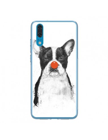 Coque Huawei P20 Clown Bulldog Chien Dog - Balazs Solti