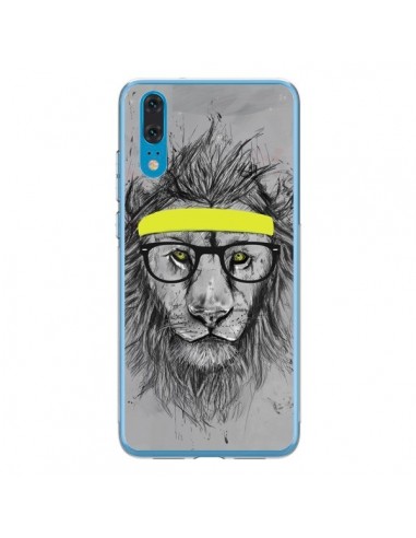 Coque Huawei P20 Hipster Lion - Balazs Solti