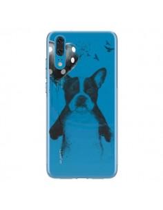 Coque Huawei P20 Love Bulldog Dog Chien Transparente -...