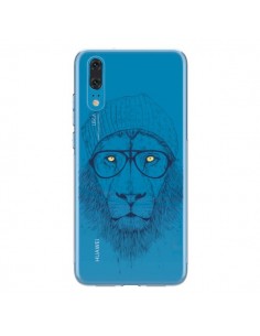 Coque Huawei P20 Cool Lion Swag Lunettes Transparente -...