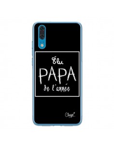 Coque Huawei P20 Elu Papa de l'Année Noir - Chapo