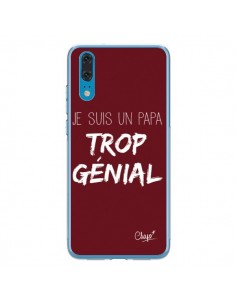 Coque Huawei P20 Je suis un Papa trop Génial Rouge...