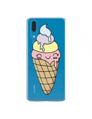 Coque Huawei P20 Ice Cream Glace Summer Ete Parfum Transparente - Claudia Ramos