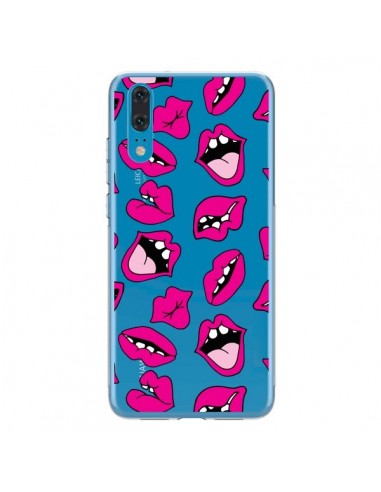 Coque Huawei P20 Lèvres Lips Bouche Kiss Transparente - Claudia Ramos