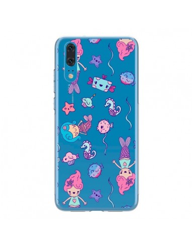 Coque Huawei P20 Mermaid Petite Sirene Ocean Transparente - Claudia Ramos