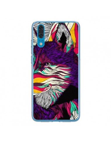 Coque Huawei P20 Color Husky Chien Loup - Danny Ivan