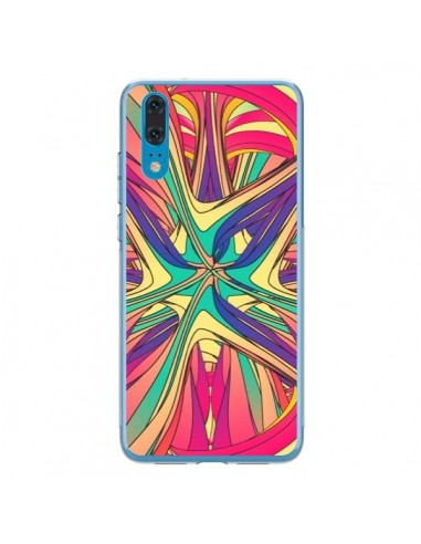 Coque Huawei P20 Veins Veines Azteque Vagues - Danny Ivan