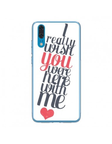 Coque Huawei P20 Here with me - Eleaxart