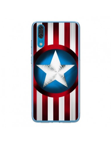 Coque Huawei P20 Captain America Great Defender - Eleaxart