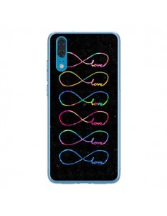 Coque Huawei P20 Love Forever Infini Noir - Eleaxart