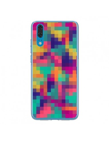 Coque Huawei P20 Exotic Mosaic Pixels Azteque - Eleaxart