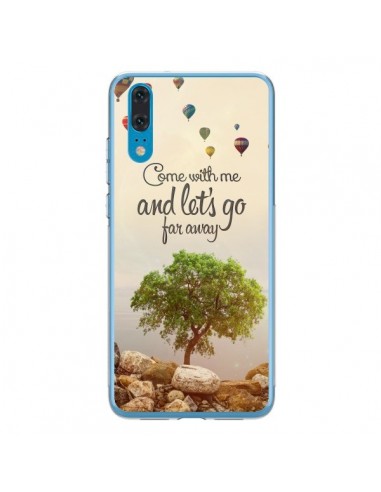 Coque Huawei P20 Let's Go Far Away Ballons - Eleaxart