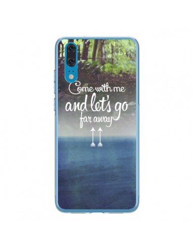 Coque Huawei P20 Let's Go Far Away Forest Foret - Eleaxart