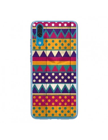 Coque Huawei P20 Mexican Triangle Aztec Azteque - Eleaxart