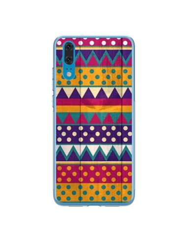 Coque Huawei P20 Mexican Triangle Aztec Azteque - Eleaxart