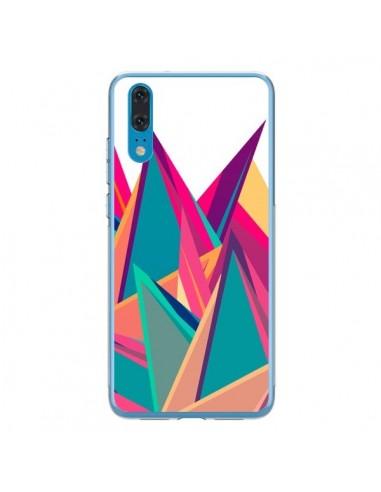 Coque Huawei P20 Triangles Intensive Pic Azteque - Eleaxart