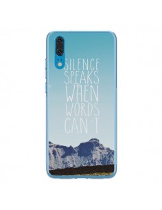 Coque Huawei P20 Silence speaks when words can't paysage...
