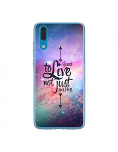 Coque Huawei P20 I want to live Je veux vivre - Eleaxart