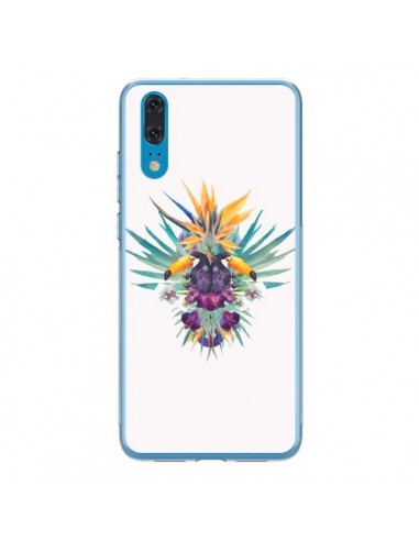 Coque Huawei P20 Exotic Toucans Summer Ete - Eleaxart