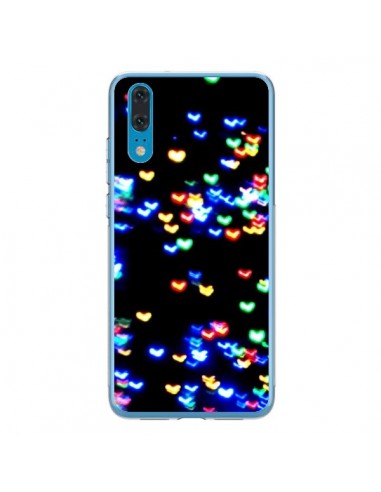 Coque Huawei P20 Heart Coeurs Muticolores -  Léa Clément