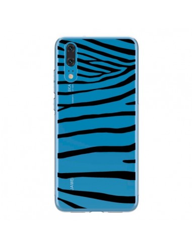 Coque Huawei P20 Zebre Zebra Noir Transparente - Project M