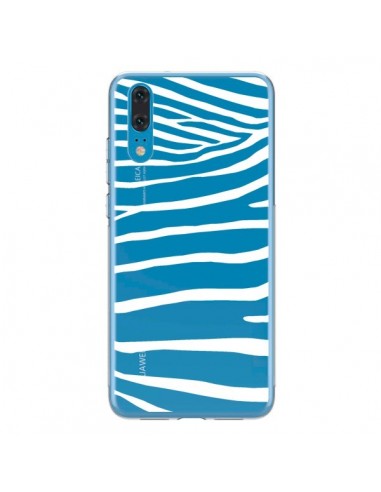 Coque Huawei P20 Zebre Zebra Blanc Transparente - Project M