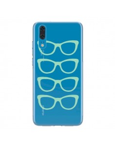 Coque Huawei P20 Sunglasses Lunettes Soleil Mint Bleu...